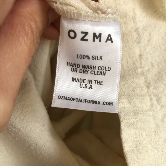 OZMA of California Cypress Playsuit in Raw Silk Natural S - Picture 6 of 14